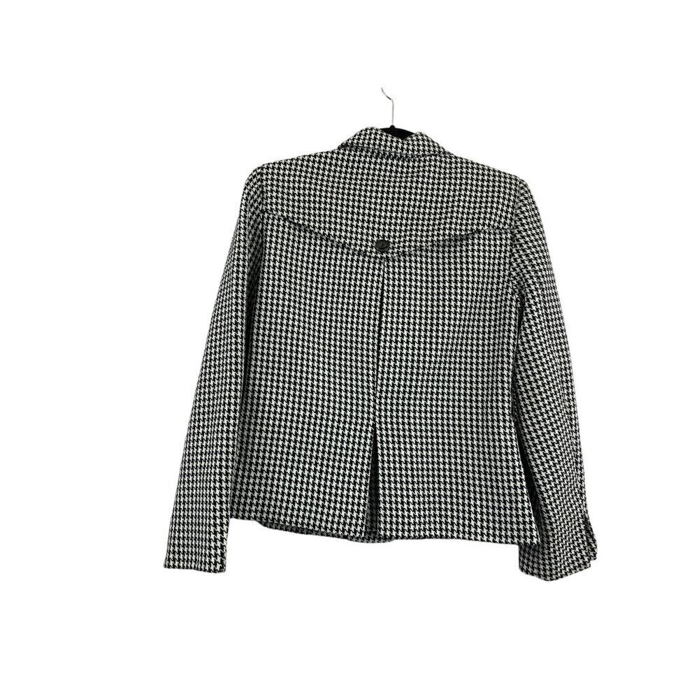 Jones & Co Women's Black & White Design Blazer - Picture 2 of 5
